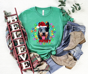 Assorted Merry Woofmas Full Color Direct To Film (DTF) Prints