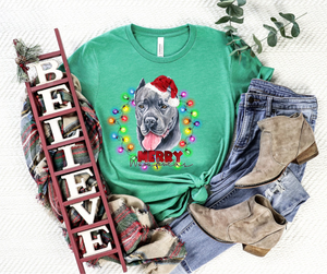 Assorted Merry Woofmas Full Color Direct To Film (DTF) Prints
