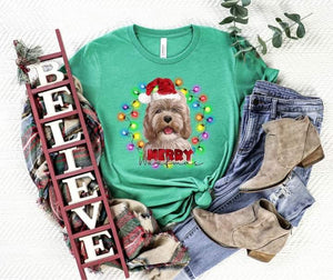 Assorted Merry Woofmas Full Color Direct To Film (DTF) Prints