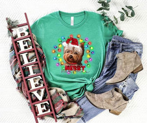 Assorted Merry Woofmas Full Color Direct To Film (DTF) Prints