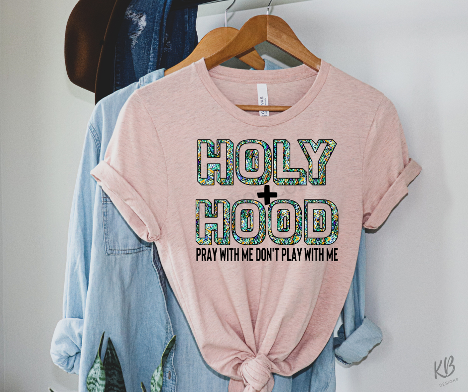 Holy + Hood High Heat Full Color Soft Screen Print RTS