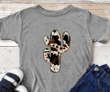 Load image into Gallery viewer, Cowhide Cactus High Heat Full Color Soft Screen Print RTS
