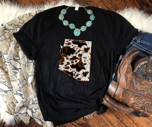EXCLUSIVE to KBD: Cowhide States High Heat Full Color Soft Screen Print RTS