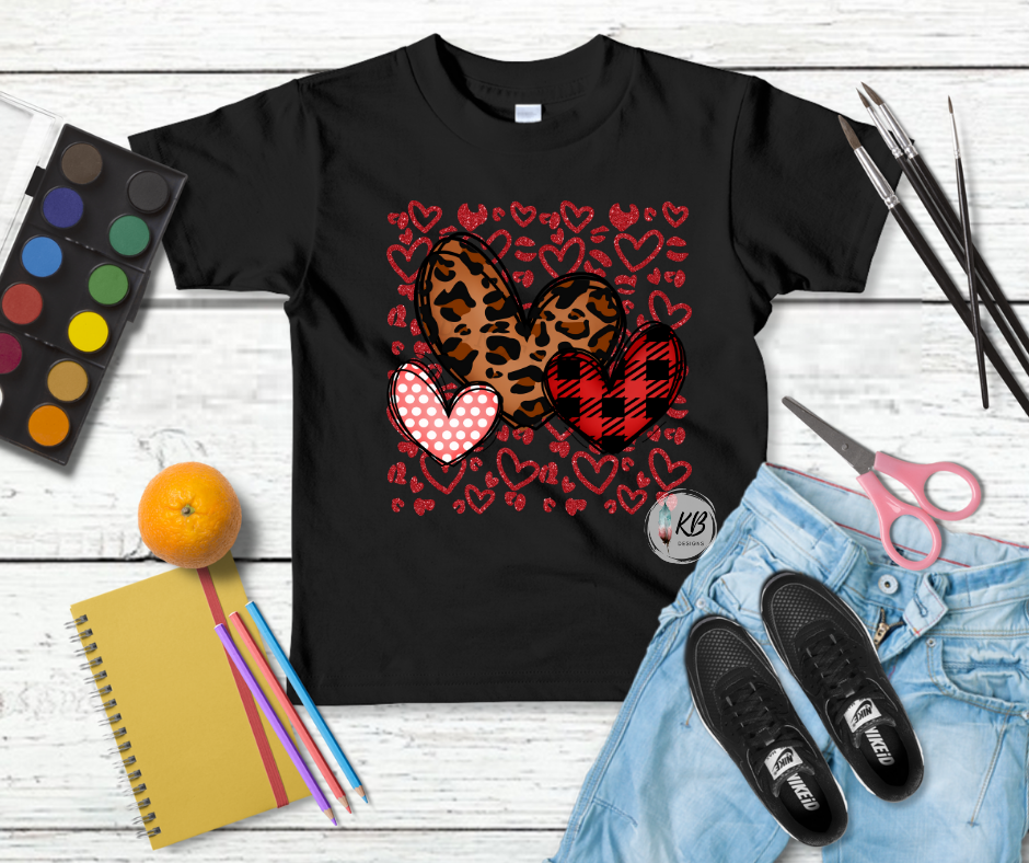 Patterned Hearts High Heat RTS