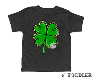 Leopard Shamrock High Heat Full Color Super Soft Screen Print RTS