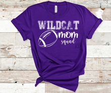 Load image into Gallery viewer, WILDCAT Mom Squad Pride Single Color WHITE Super Soft High Heat Screen Print RTS
