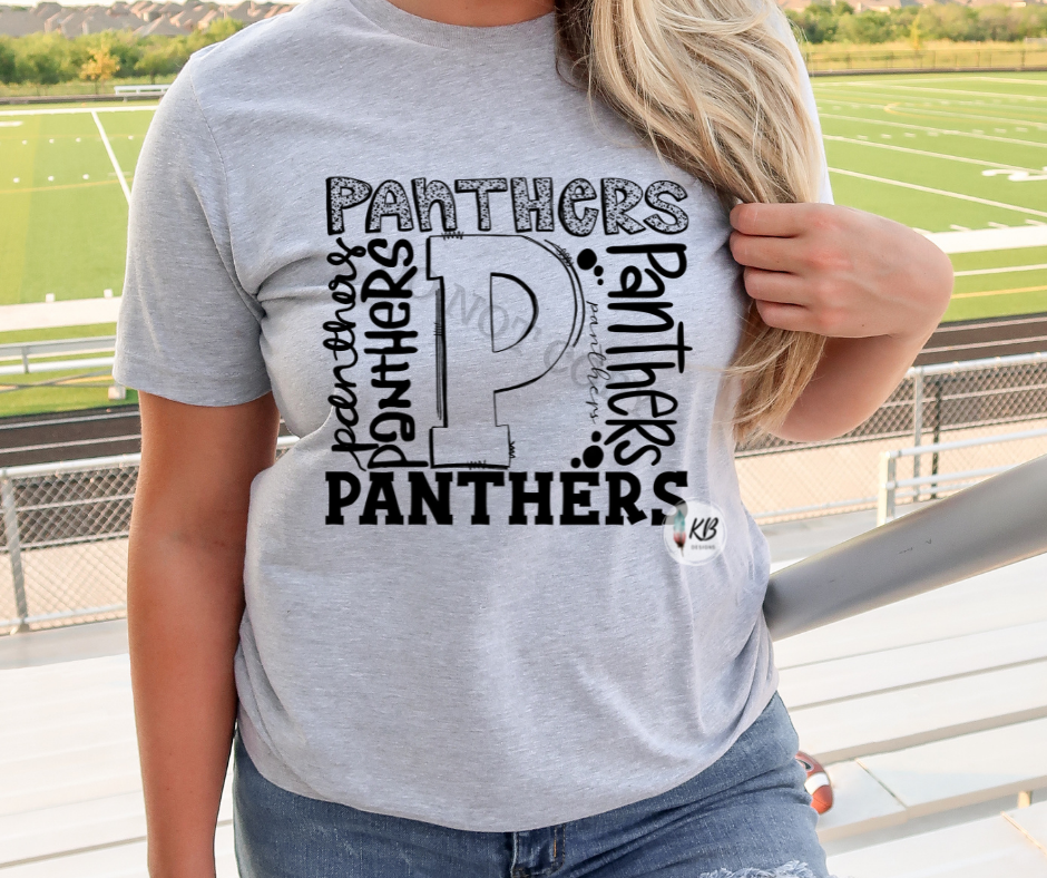 Panthers Single Color Typography High Heat RTS
