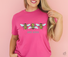Load image into Gallery viewer, BEE Different / BEE Kind DUO SCREEN High Heat Full Color Soft Screen Print RTS
