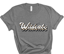 Load image into Gallery viewer, Leopard Team Stack - WILDCATS High Heat Full Color Soft Screen Print
