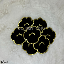 Load image into Gallery viewer, Chenille Paw Prints Apprx 2-2.5&quot; RTS
