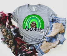 Load image into Gallery viewer, Lucky Rainbow High Heat Full Color Super Soft Screen Print RTS
