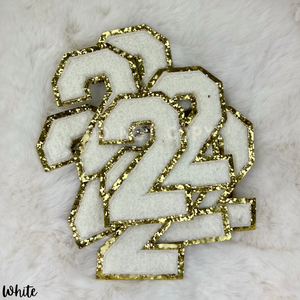 Chenille NUMBERS Apprx 2.5-3" RTS