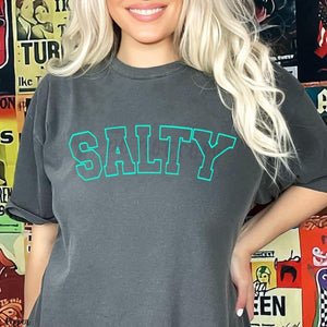 SALTY Pufflite Low Heat MINT Single Color Screen Prints RTS