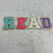 Load image into Gallery viewer, Assorted MULTI-COLOR Chenille Letter Word Set Apprx 3&quot;
