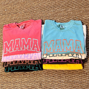MAMA PUFFY Comfort Color Unisex Finished T-Shirts