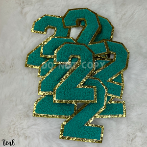 Chenille NUMBERS Apprx 2.5-3" RTS
