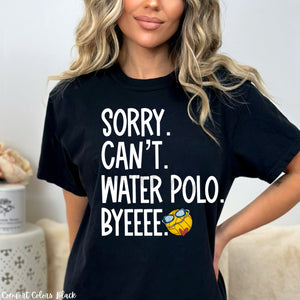 Assorted "SORRY. CAN'T. (SPORT). BYEEEE" Designs Direct To Film (DTF) Transfers