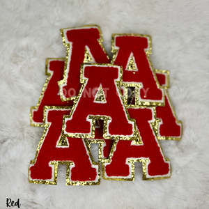 RED Chenille Letters Apprx 3" RTS